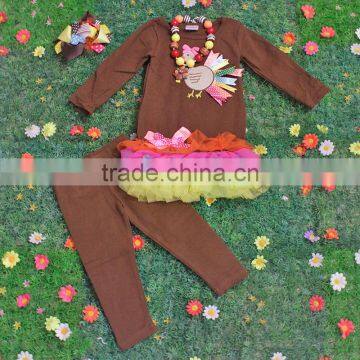 Thanksgiving outfits kids girls fall boutique Thanksgiving clothing children M6080103