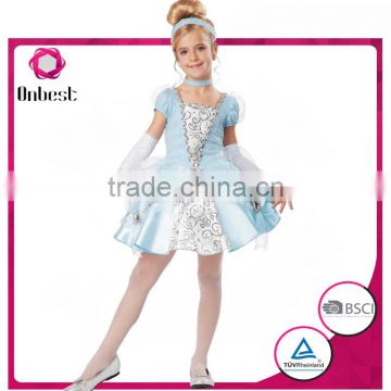 Onbest beautiful blue short princess dress with lace