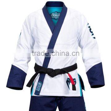 100% Cotton Material White Blue Color Martial Arts Judo Uniform photo-5