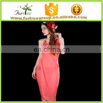 Summer Beach Dress Tassel Trim Beachwear Swimsuit Cover up Beachwear Sarong photo-4