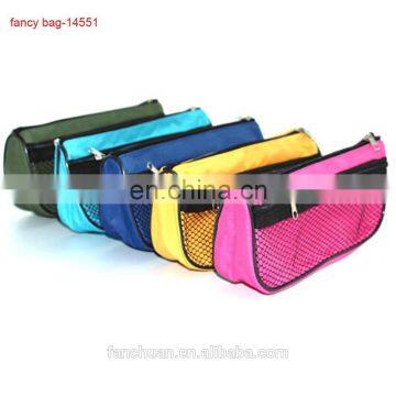 Customized Korea Polyester Cheap Triangle Students Pencil Case