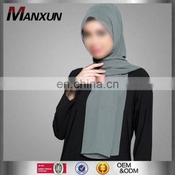 Wholesale Online Dubai Chiffon Scarves Muslim Most Beautiful Hijab Scarf