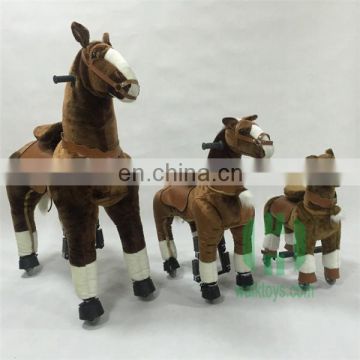 New arrival!!!HI CE funny pony ride on horse for kids adult,ride on horse with wheel