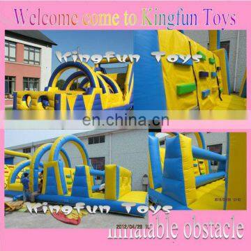 Popular outdoor inflatable obstacle courses KF081