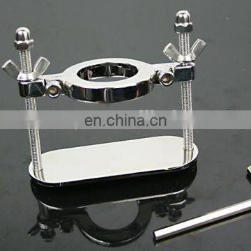 Stainless Steel Polish Ball Stretcher Scrotum Testicle Stretch CBT Device Cock Ring Fetish Delay CBT Sex Toy Product photo-3