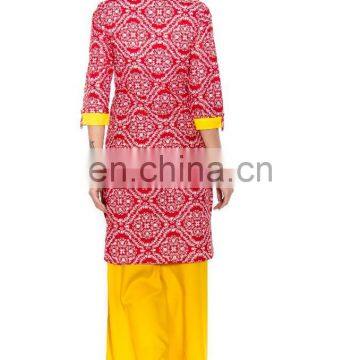 Wholesaler of Woman Ethnic 100% Cotton Embroidered and Printed Kurti photo-2