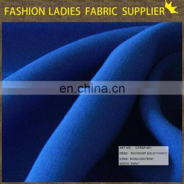 2014 New Good Quality Rayon Spandex Solid Fabric,Cheap Raron Fabric