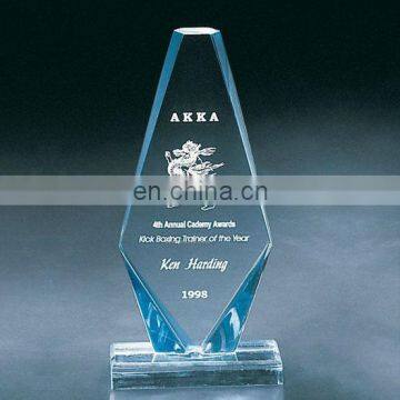 Crystal customized design acrylic trophy