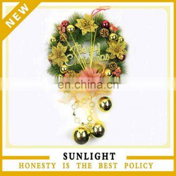 wholesale artificial bulk grand christmas decoration christmas wreath for door