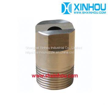 High flow stainless steel flat fan water jet spray veejet nozzle