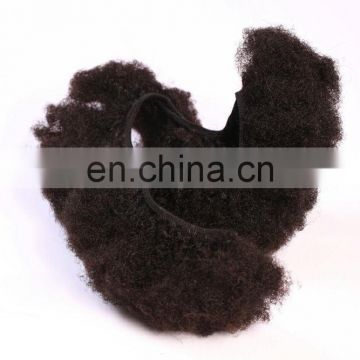 Tight Zigzag Afro Kinky Curly Extensions sewing to weft 6''-32'' Available Brazilian Virgin Hair Afro Kinky Curly