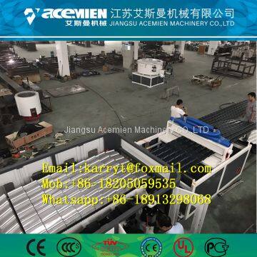 PVC glazed/bamboo roof sheet production line