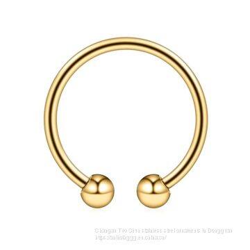 Ins Hot Sell Stainless Steel Smooth Ball Earrings, Nose Studs Earrings, Piercing Earrings, Body Piercing, Foreign Trade Jewelry Manufacturers photo-3