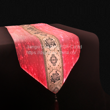 Luminous Fiber Optic Table Runner Led Light up Table Runner Manufacturer photo-4