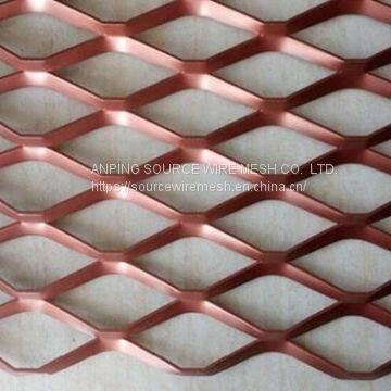 Aluminum Expanded Metal Facade Mesh With Various Colors and Hole Shapes photo-3