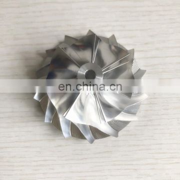 GT2835 452546-0005HF 53.11/73.00mm 7+7 blades turbo Billet/milling/aluminum 2618 compressor wheel for upgrade 452546-0005