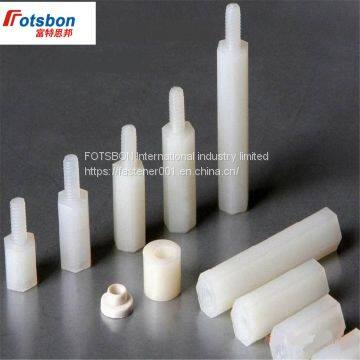 M2-M4 Single Head Hexagonal Plastic Column Screws Combination Nylon Bolts Male Female Hex Nut Spacing Threaded Pillars Truss photo-2