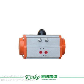 spring return single acting pneumatic actuated rotary angle 90degree for ball valve and butterfly valve