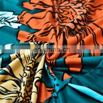 I@home Quality Full Fabric Blue Universal Elastic Floral Print Stretchable Sofa Cover Polyester photo-6