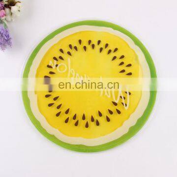 Summer Round PVC Gel Fruit Mat Cooling Mats Funny Dog Beds Cooling Pet Pad