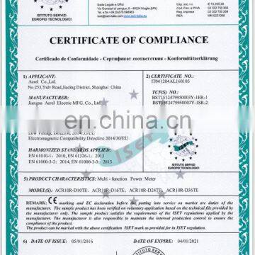 Acrel 300286.SZ ACR10R-D16TE  single phase power energy meter for solar storage systems