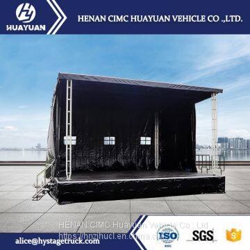 8 m Used Portable Mobile Stage Trailer photo-4