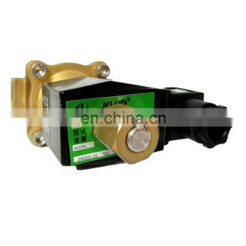 2W Series 2W200-20NO Brass Body Normally Open 3/4 Inch Air Water Solenoid Valve photo-6