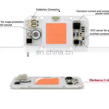New Technology AC220V 50W Driverless Solderless Full Spectrum Led COB Chip For Grow Light DIY photo-5