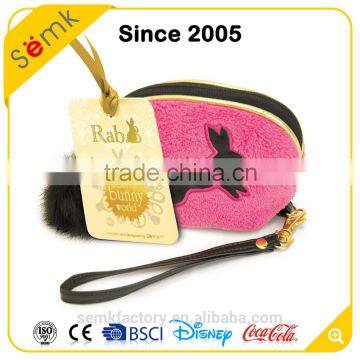 Semk Factory Wholesale Directly Rose Red Lady Custom Small Mini Cosmetic Bag photo-2