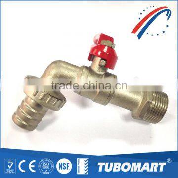 1/2" 3/4" 1" bibcock brass tap wall mounted made in Yuhuan