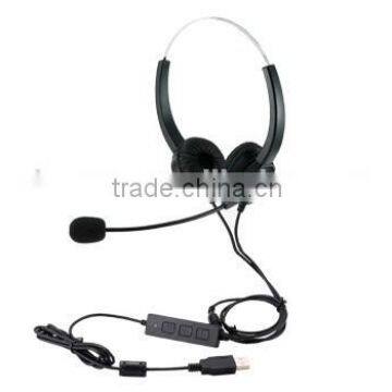Headset Usb Call Centre Binaural Headset for Gaming Headset photo-2