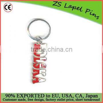 Quality Free Artwork Custom Souvenir Metal Keychain -poland