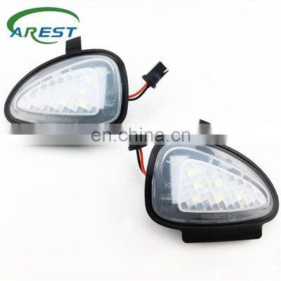 Carest 1 Pair Canbus Led Under Side Mirror Puddle Light Module For VW Golf MK6 6 MKVI C45 Cabriolet White Led Lamp