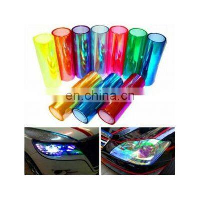 Vinyl Film Wrap Car Diy Sticker Vehicle Car Sticker Wraps Vinyl For Side Headlights Tail-Light Base Tone Film