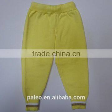 Hot Sale 100% Cotton Knitting Children Sweater Long Trousers for Spring