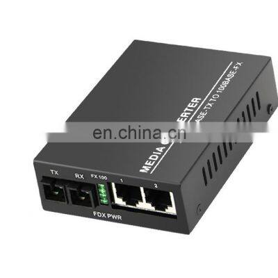 Media Converter Single Mode Dual Fiber 10 100M 1 Fiber Port 2 RJ45 Ethernet Port photo-5