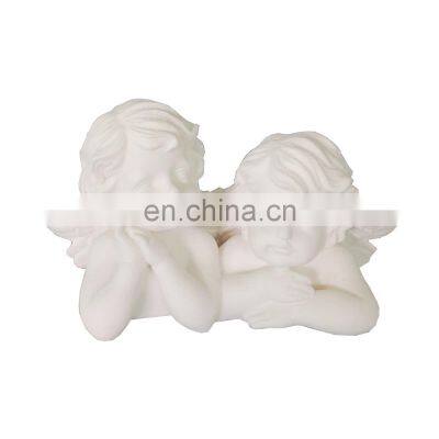 angel shaped christmas Ceramic unpainted bisque for home decor ornament