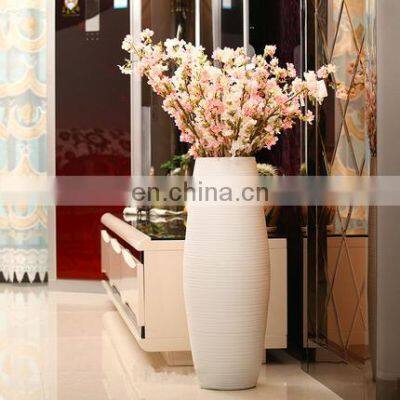 White streak china ceramic large floor vases for sale