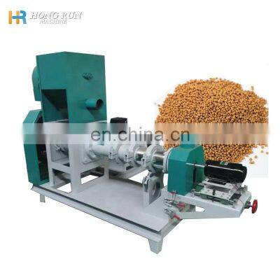 China aquatic catcarp halibut catfish trout fish feed pellet processing plant manufacturer