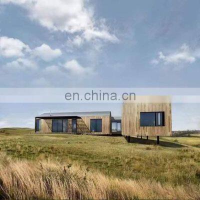 Triangle Roof Prefabricated Luxury Villa Two Storey Prefab House Container House