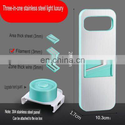 High Quality Hand Operated Potato Vegetable Cutter Slicer photo-3