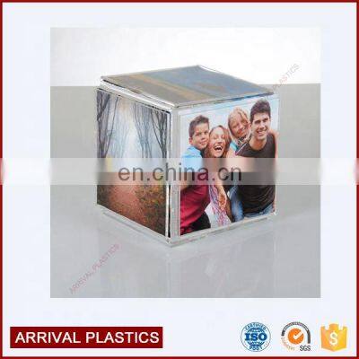6sides Wholesale Clear Acrylic Photo Frame Cube photo-2