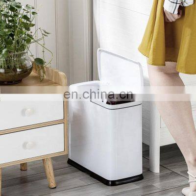 Popular Modern Induction Electric Smart Dustbin 9L 10L 13L Soft Closing Automatic Smart Trash Can with Lighting