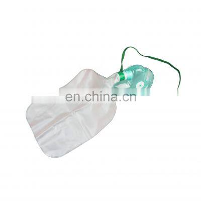 Medical disposable oxygen mask with reservoir bag