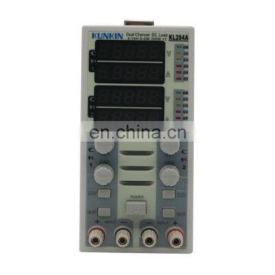 KL284A 110V/220V 400W 0-150V Dual Channel LCD DC Load Electronic Load Instrument photo-2