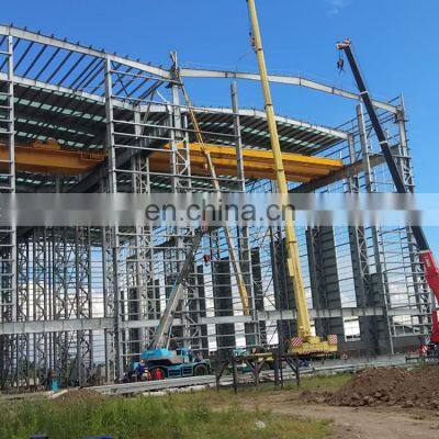 Good quality light warehouse steel structure/plant frame steel buildings/prefabricated hangar