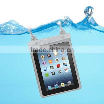 Waterproof bag for iphone ipad mini with double zip closure & eva foam backing