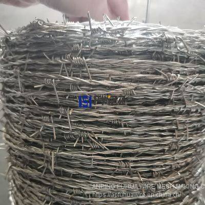 Alternation Torsion Galvanized Barbed Wire Lenght 400m for Residential Perimeter Security