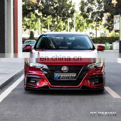 Wholesale Automotive Parts Full Set of Car Wide Body Kit Front and Rear Bumpers Side Skirts for Sylphy Sentra 2020 photo-5