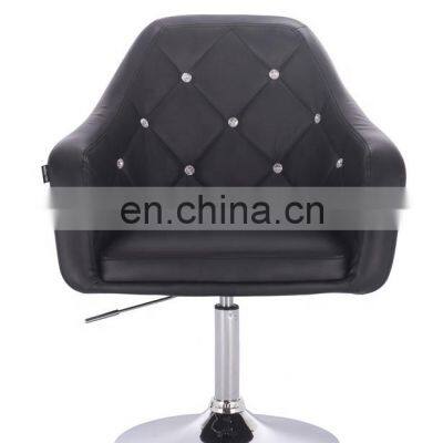 Beauty Salon Chair PU Leather Barber Chair With Crystals photo-3